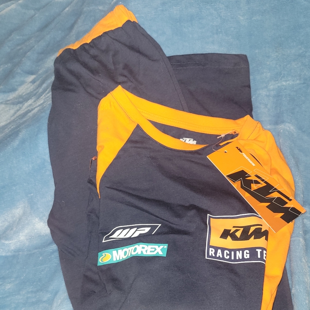 KTM Kids Pajama Set - Black and Orange
